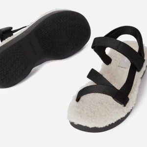 Everlane ReNew Teddy Sport Sandal Size 8 Black